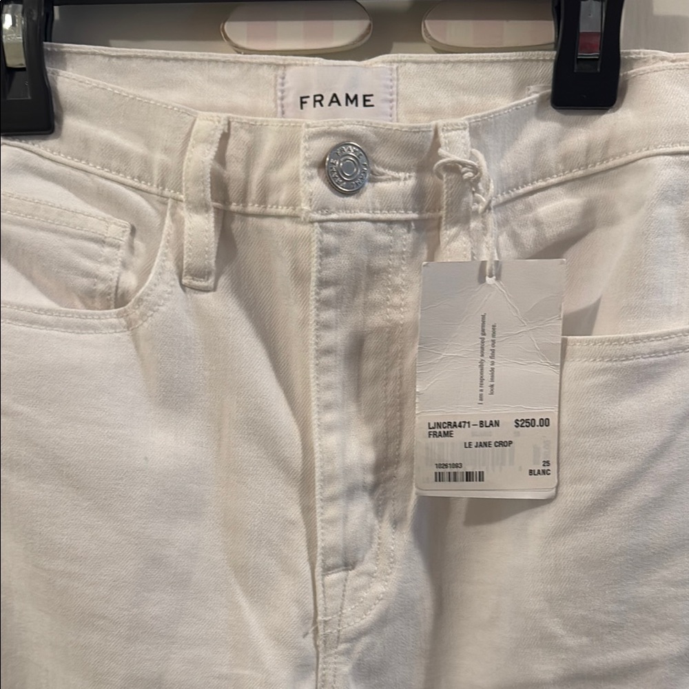 FRAME White Denim Jeans